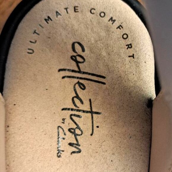 Clarks Black Reedly Salene Jump Wedge Sandal Size 7 - Picture 11 of 11